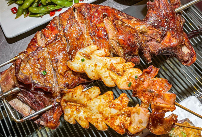 牧上都炭火烤羊腿加盟