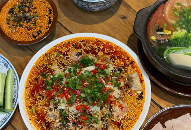 梭斗自貢蘸水菜