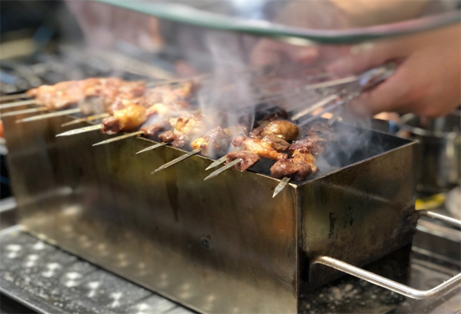生火火地攤小爐子燒烤