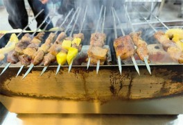 生火火地?cái)傂t子燒烤