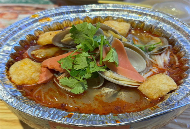 袁柒笙雞湯花甲粉